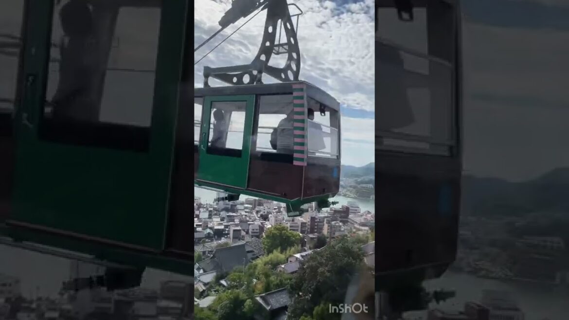 【尾道🍊千光寺】ドキドキのロープウェイ...  #shorts