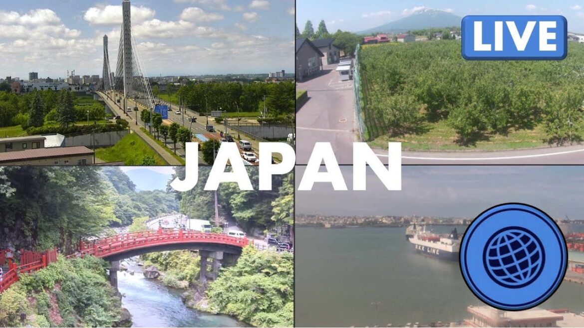 🌎 LIVE Cam: Japan | Multiple city view points 6-17-2022
