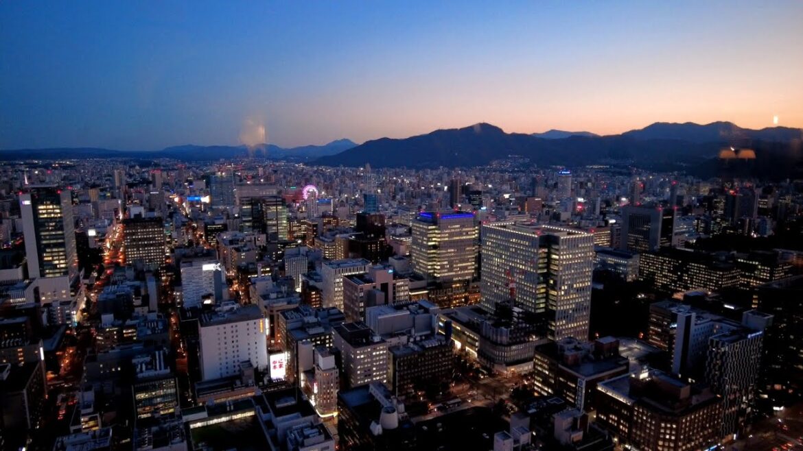 札幌の風景　(DJI osmo pocket2　タイムラプス)