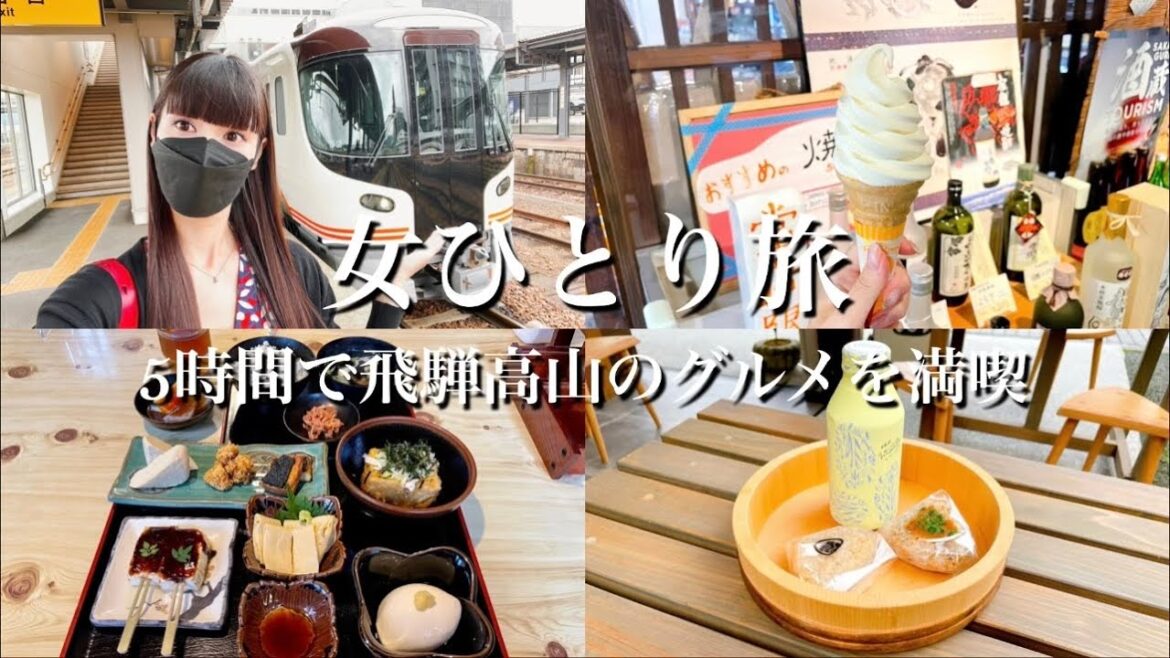 【ひとり旅】5時間で飛騨高山のグルメを満喫！／特急ひだHC85系