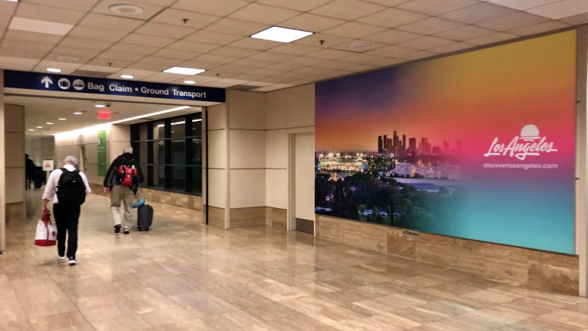 4K Virtual Walks - Los Angeles International Airport Walking Tour Terminal 5 - Virtual Travel