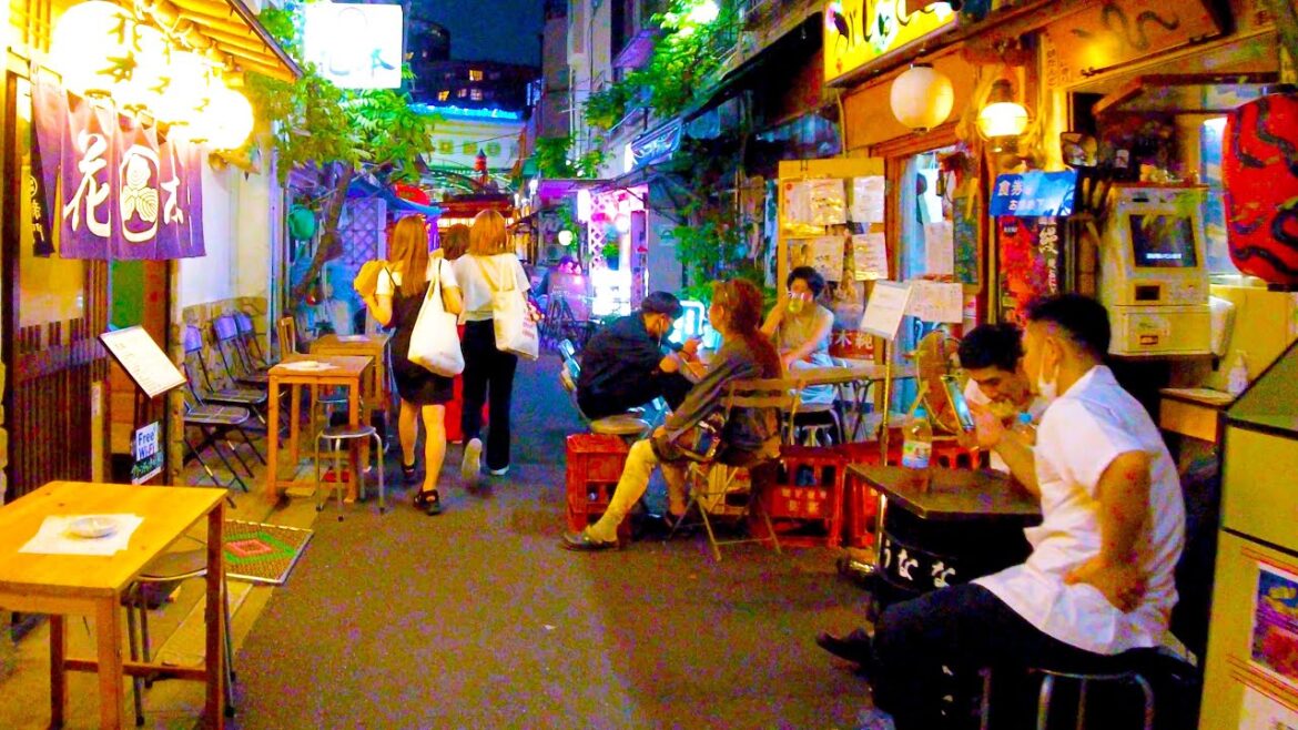 Asakusa in Tokyo is a beautiful town♪💖🐶4K ASMR non-stop 1 hour 04 minutes