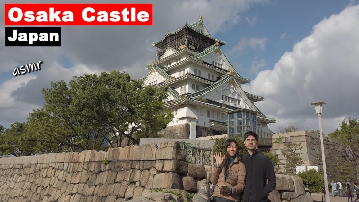 Osaka Castle ASMR 🏯⛩️ Explore Japan Trip Travel Vlog, Episode 22.2