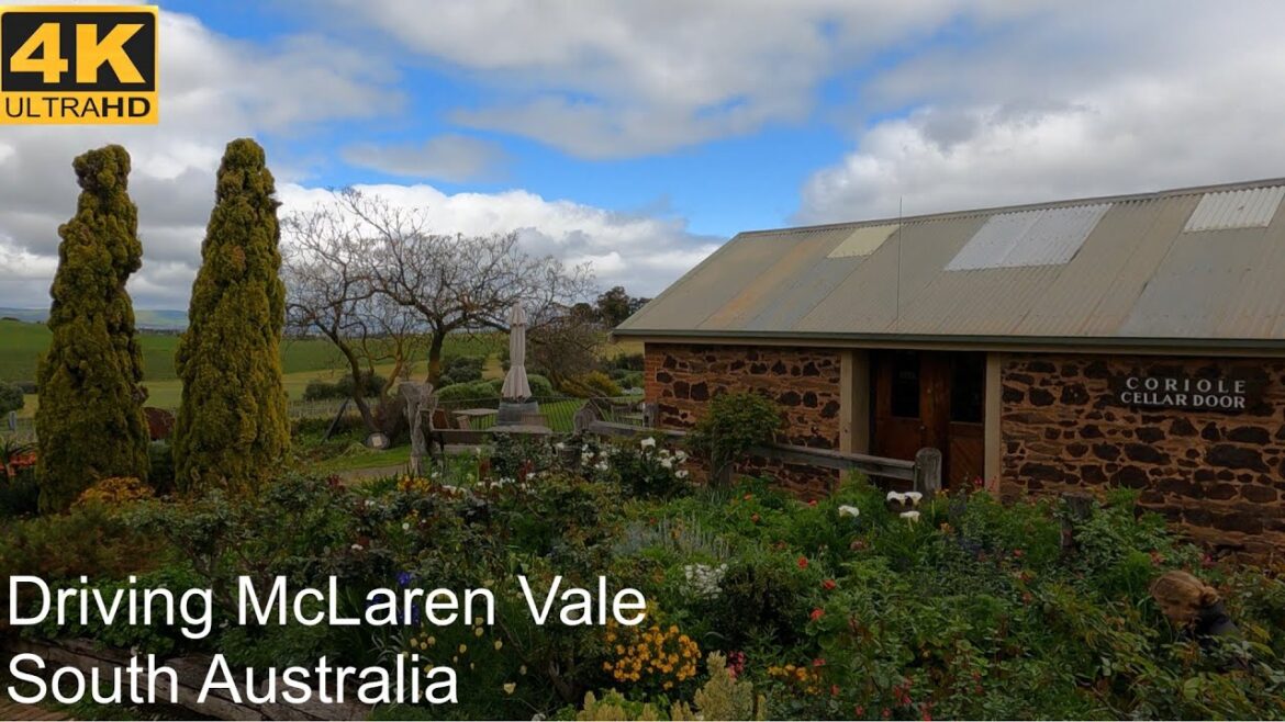 Driving McLaren Vale | Wine Region | South Australia | 4K UHD