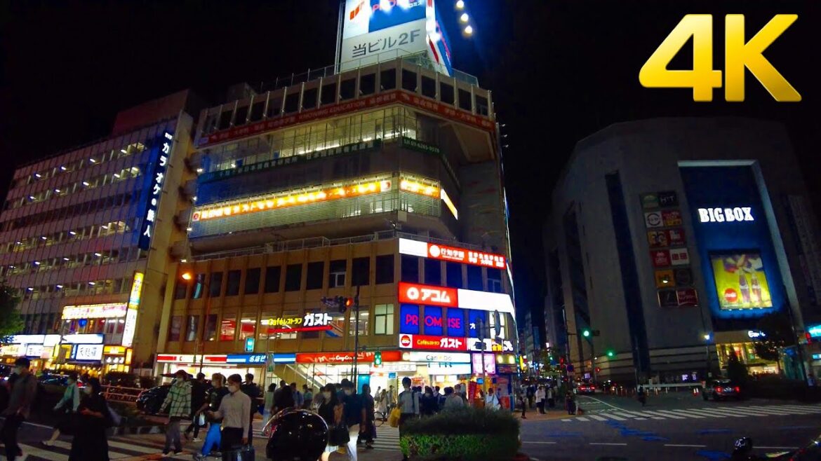【4K】Night Walk in Tokyo – Takadanobaba, Japan 夜の高田馬場 – Japan Walking Tour 【4K】Night Walk in Tokyo - Takadanobaba, Japan 夜の高田馬場 - Japan Walking Tour