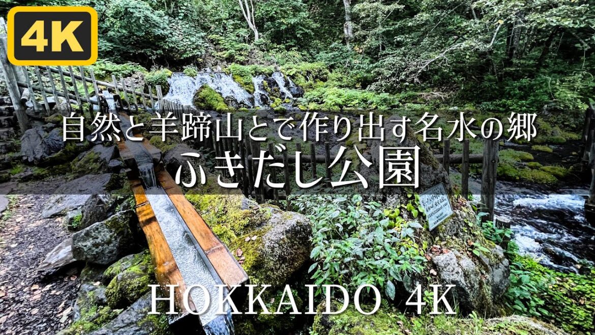 羊蹄山の伏流水が湧出する公園「ふきだし公園」 HOKKAIDO Fukidashi park