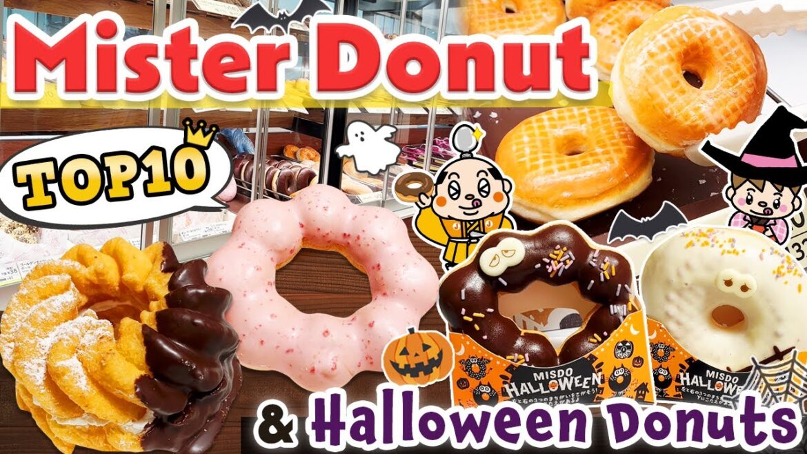 Mister Donut in Japan! Top 10 & Halloween Donuts / Food Review Mister Donut in Japan! Top 10 & Halloween Donuts / Food Review