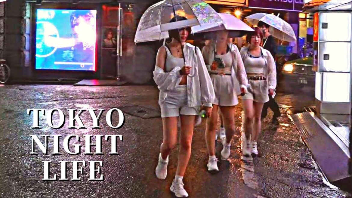 Tokyo Girls Most Beloved Zone Even On Dark Rainy Night