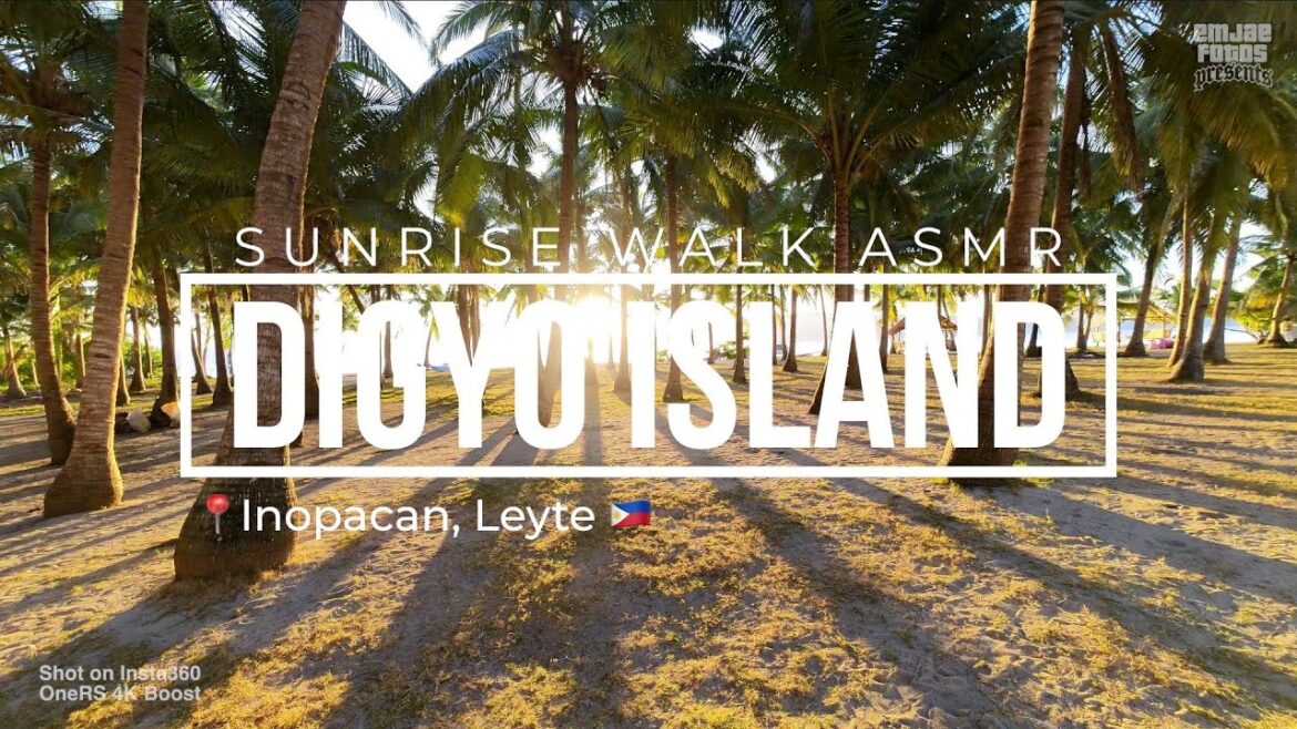 Digyo Island Sunrise Walk ASMR shot on Insta360 OneRS | Virtual Tour | Inopacan Leyte 🇵🇭