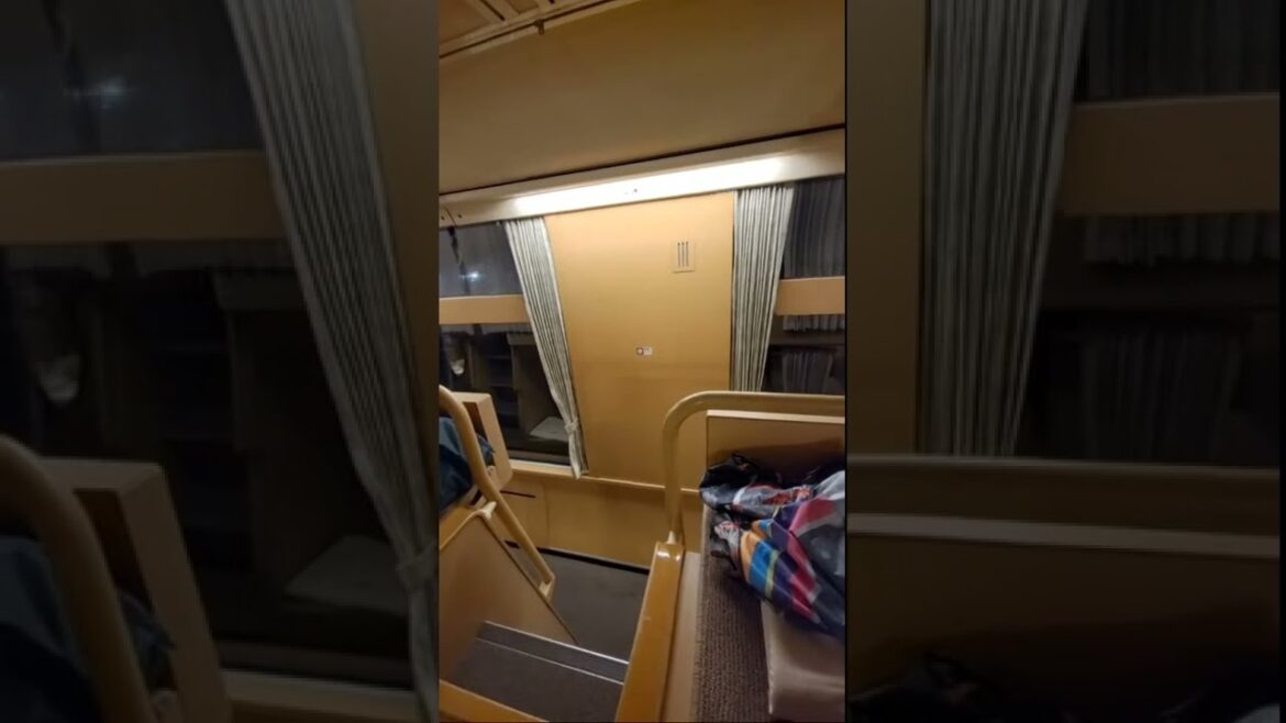 寝台列車サンライズ瀬戸 乗車中 寝台列車サンライズ瀬戸 乗車中