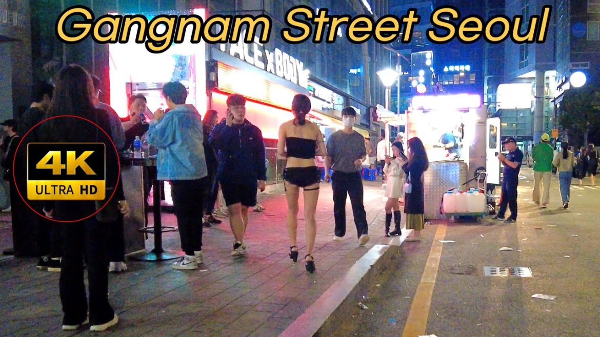 [4K  토요일 밤 강남클럽 거리 걷기 😎😎😎]- 안보면 후회하는 토요일밤 강남 클럽 거리 함께 걸어 봅시다 화려하네요 ^^👍👍👍GANGNAM/SEOUL/KOREA/Joo WALK