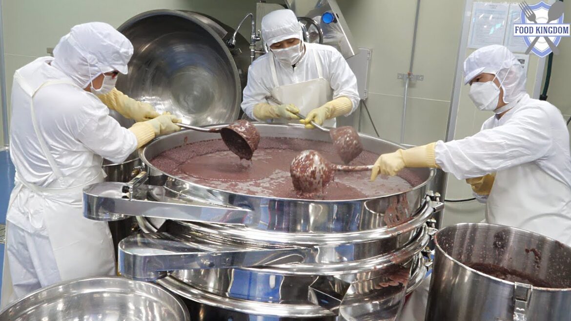 이렇게 만듭니다! 옹심이 단팥죽 대량생산 #shorts