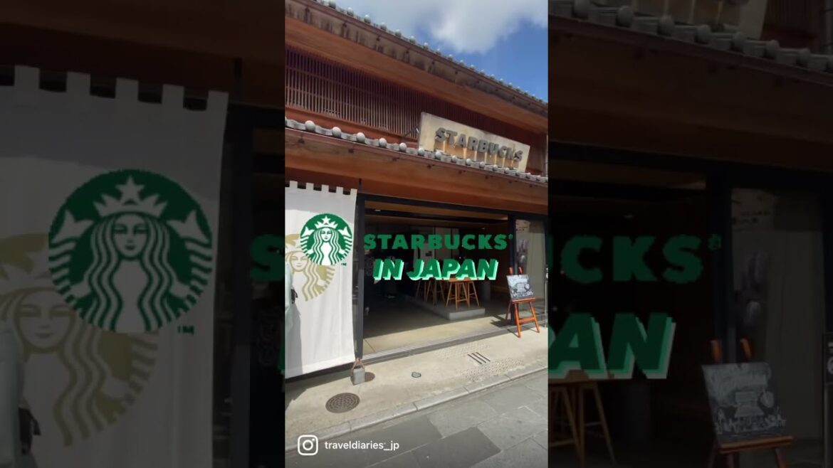 Ever seen a Starbucks like this? ✨| Incredible places in Japan #shorts Ever seen a Starbucks like this? ✨| Incredible places in Japan #shorts