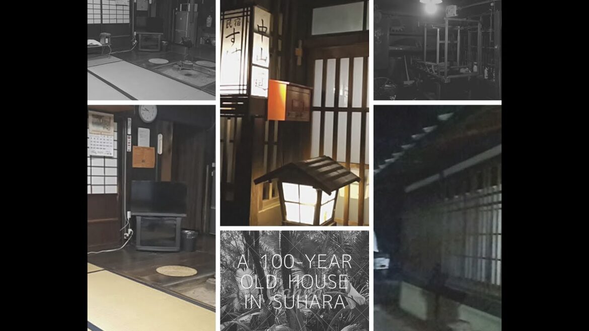 Staying alone in a 100-year old, 10-person capacity house Suhara, Okuwa, Kiso District, Nagano 木曽長野
