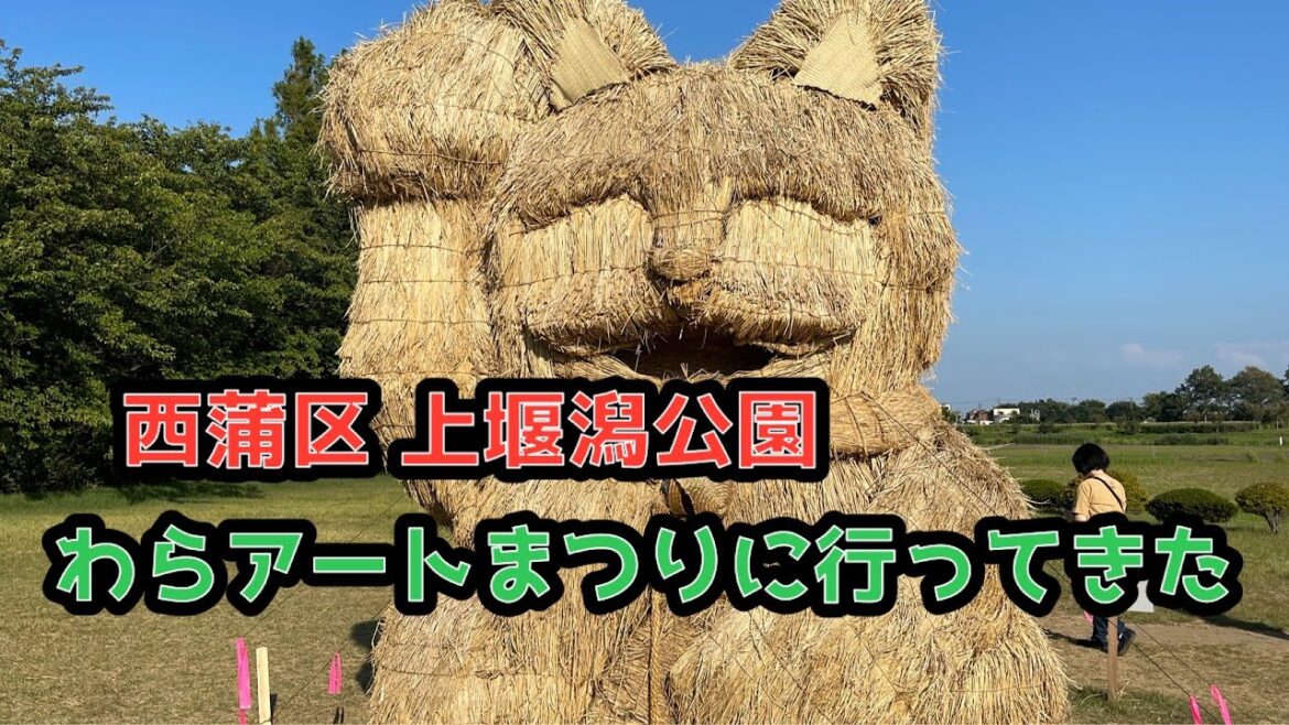 西蒲区 上堰潟公園 わらアートまつり
