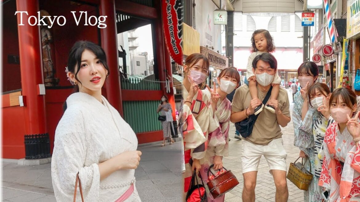 오랜만에 기모노를 입은 일본인아내와 그녀들을 보니 못참겠네요..일본여행vlog