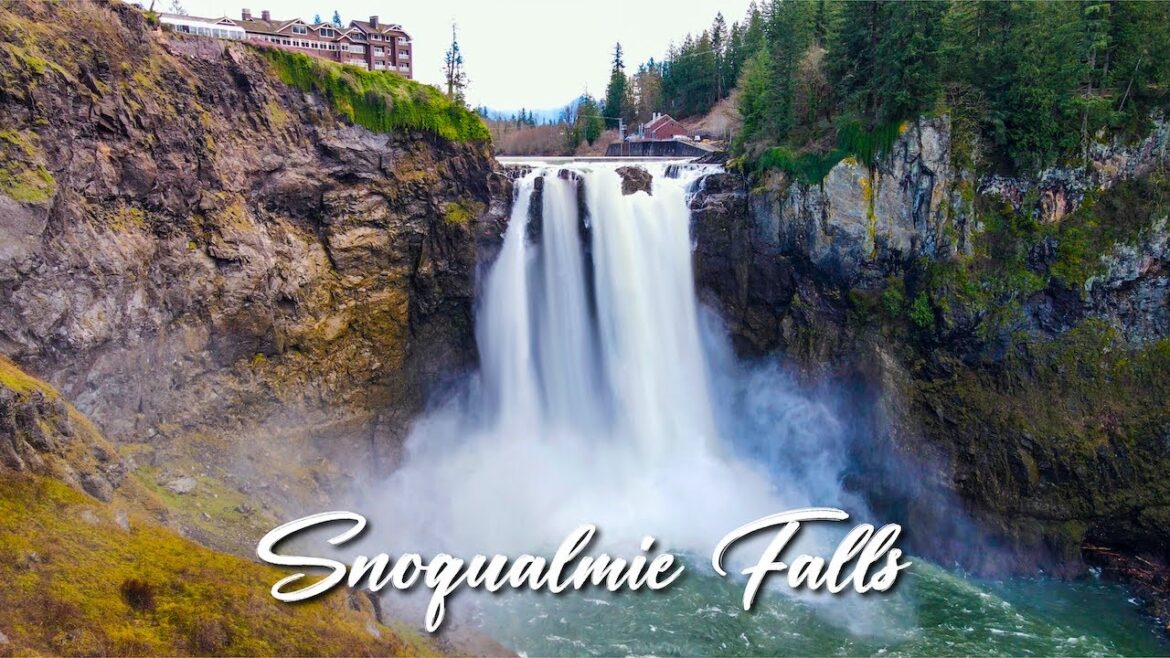 Snoqualmie Falls | Drone Tour | Washington State Top Waterfall