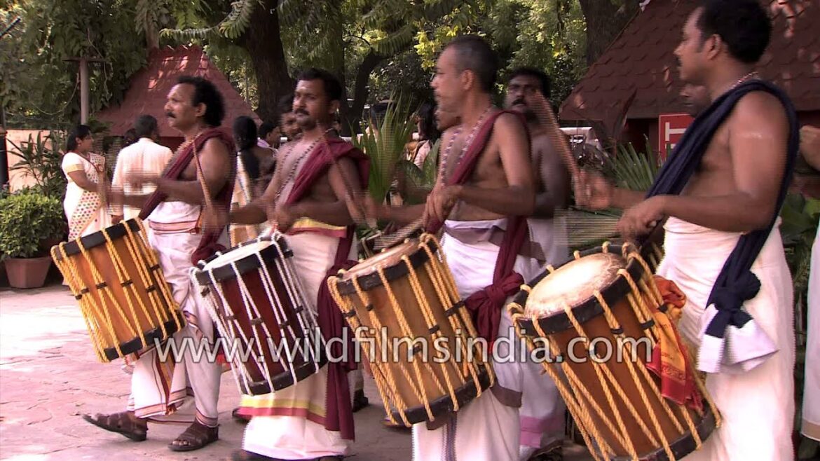 Chenda melam - drum beats from Kerala