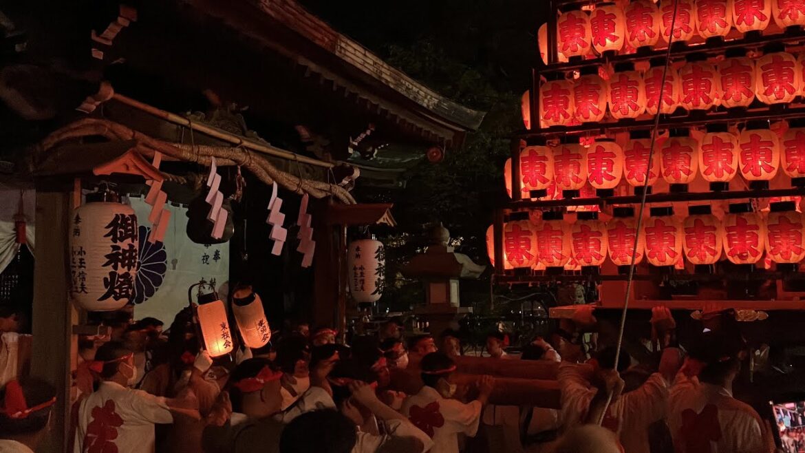 【狐落とし】戸畑祇園　東山笠