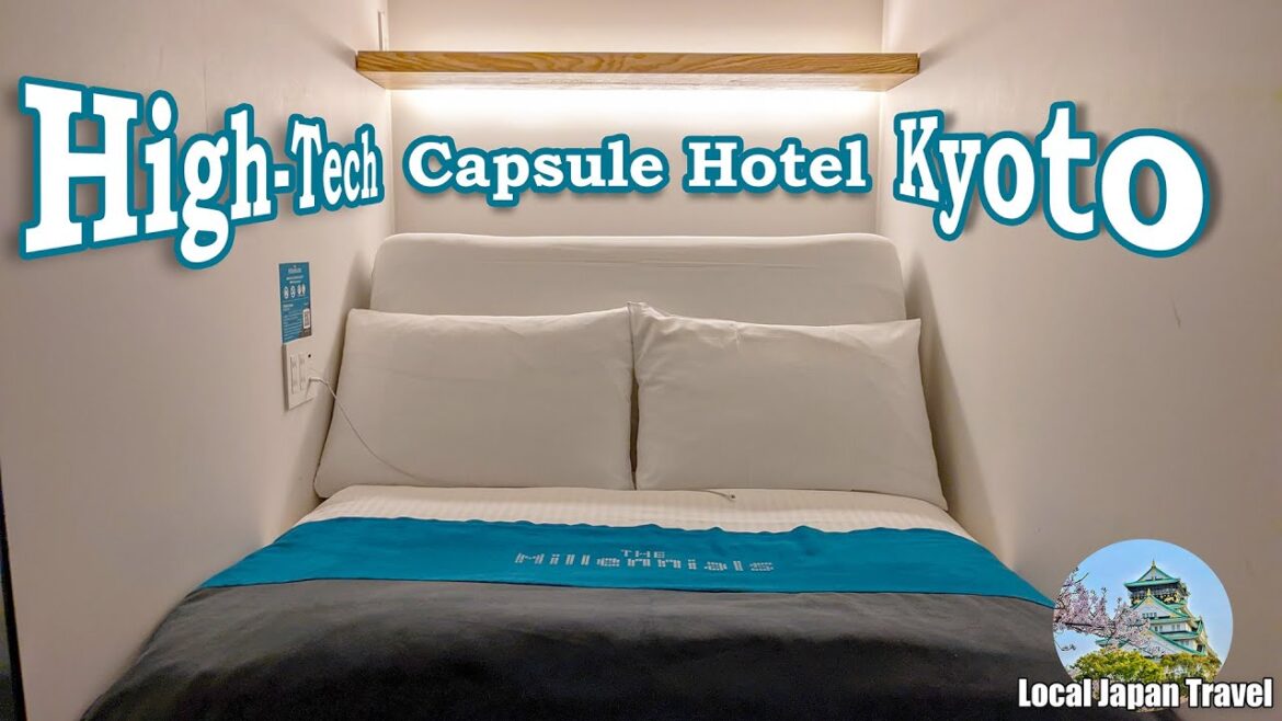 Japan's SMARTEST Capsule Hotel? | The Millennials Kyoto