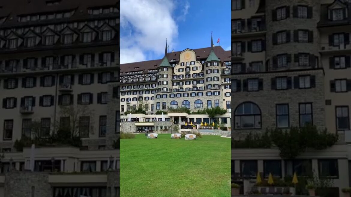 Staying at Suvretta House in St.Moritz with me. : Switzerland #tiktoktravel #fyp #tiktoktravel