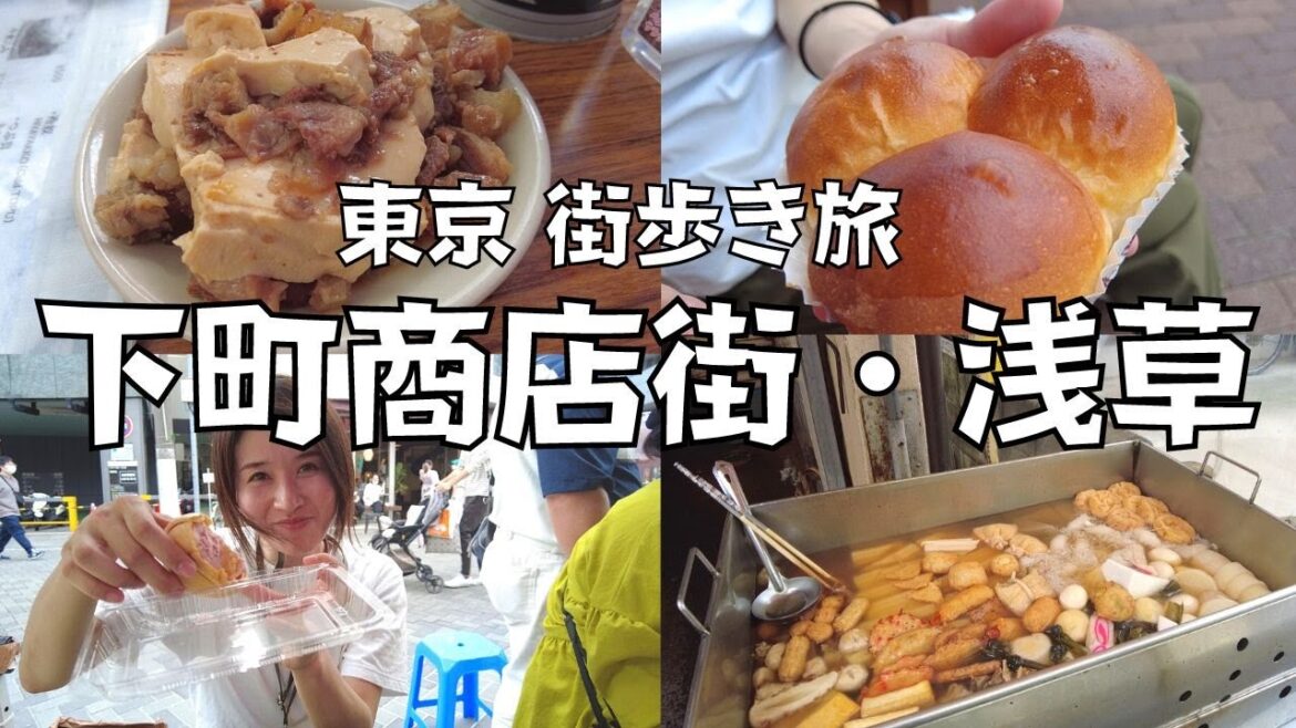 【街歩き】東京の下町で、念願だった食べ歩きをしました｜東京都墨田区・浅草エリア