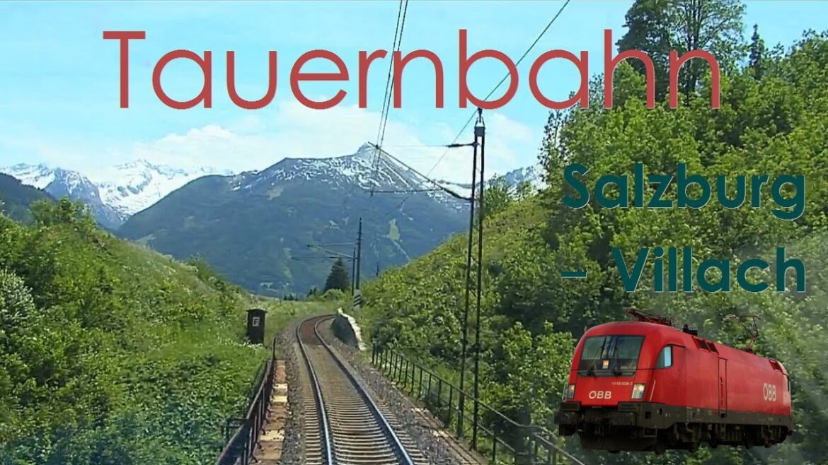 Amazing Views - Cabride On Tauern Railway, Austria | Führerstandsmitfahrt Tauernbahn ÖBB Taurus