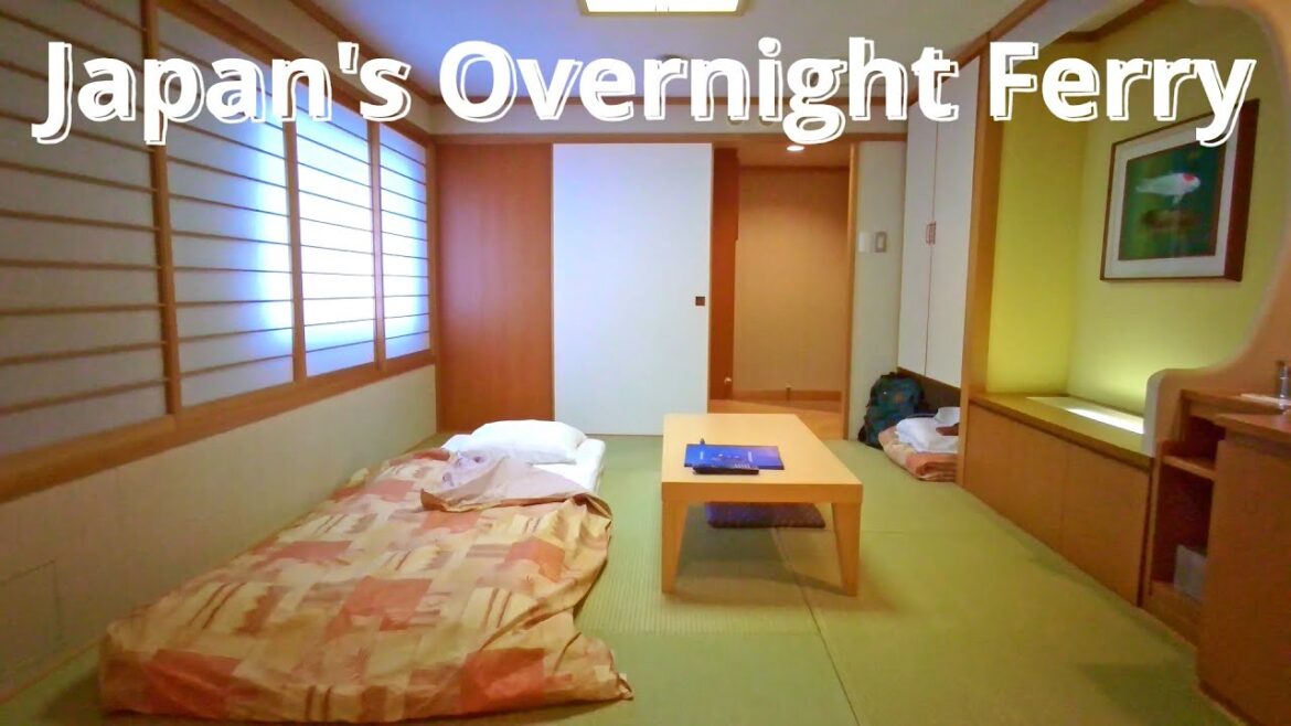 Traditional Japanese Room [Japan's Overnight Ferry] Taiheiyo Ferry KISO｜Nagoya-Sendai