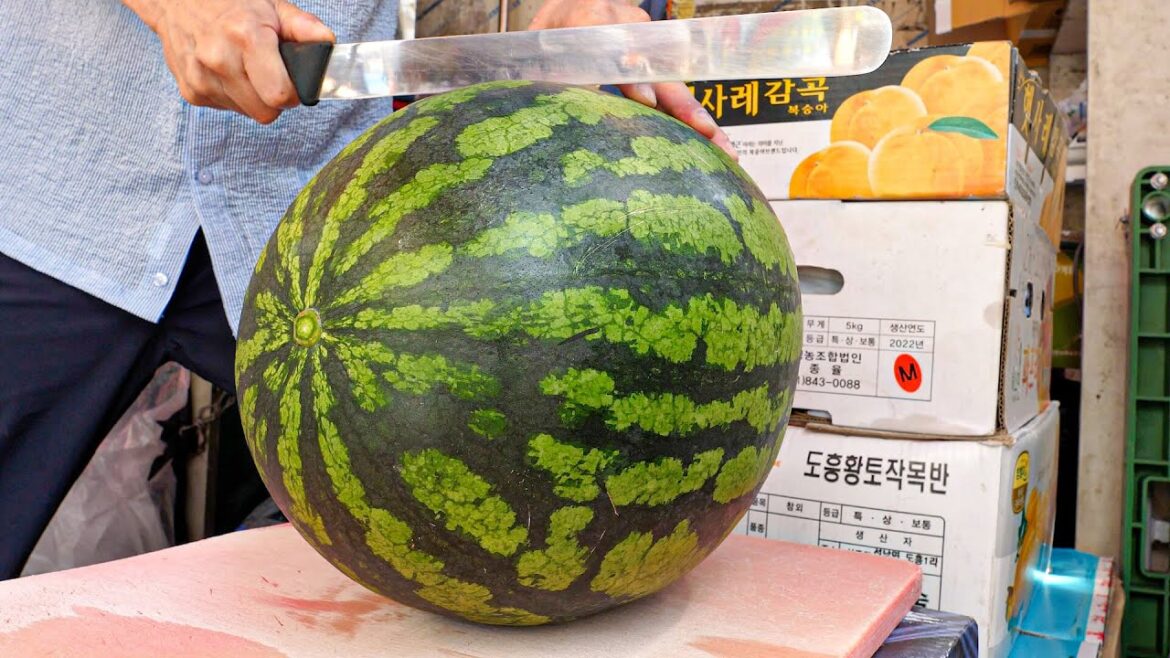 달인의 현란한 스킬! 남대문 깔끔한 과일 자르기 달인 / Amazing Korean Fruit Cutting Skills / Korean Street Food 달인의 현란한 스킬! 남대문 깔끔한 과일 자르기 달인 / Amazing Korean Fruit Cutting Skills / Korean Street Food