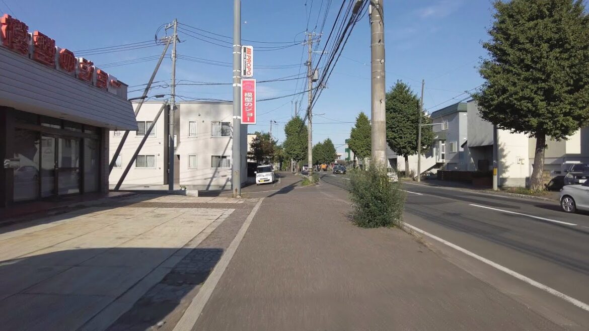 【4K】2022 日本 北海道 札幌 豊平区 月寒東 散策【Binaural Audio】