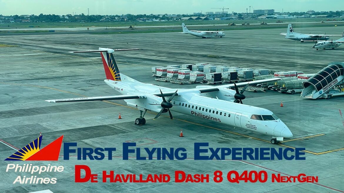 First Flying Experience onboard a Turboprop Bombardier DCH Dash 8 Q400 NextGen | PHILIPPINE AIRLINES