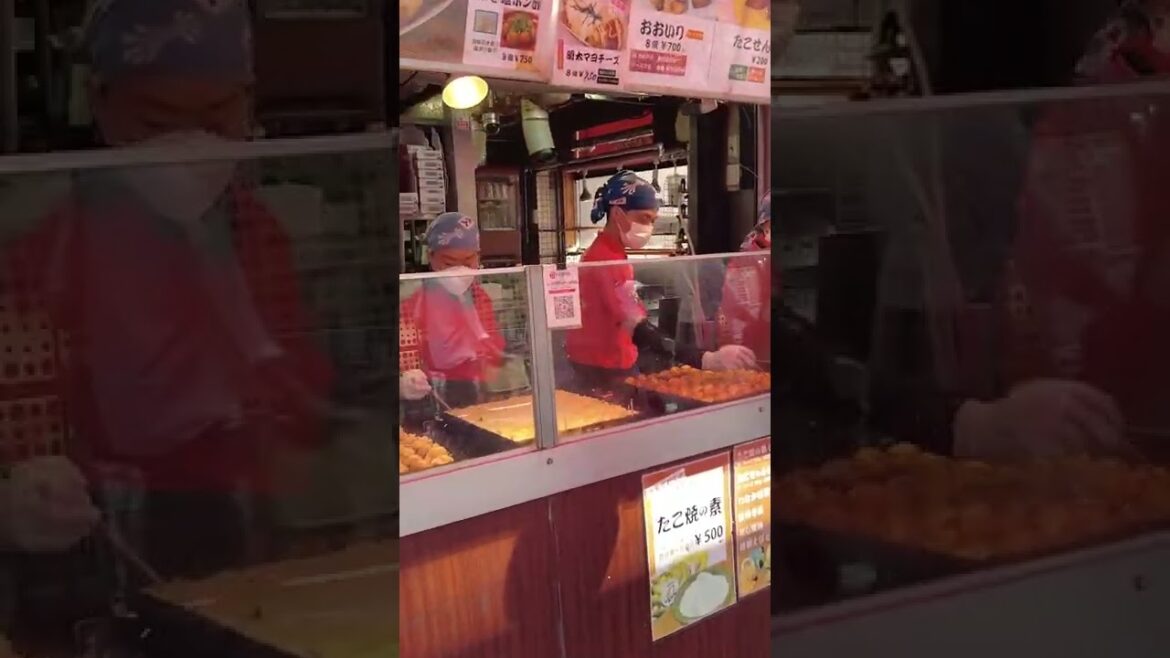 【Osaka 💖】Namba Takoyaki #shorts