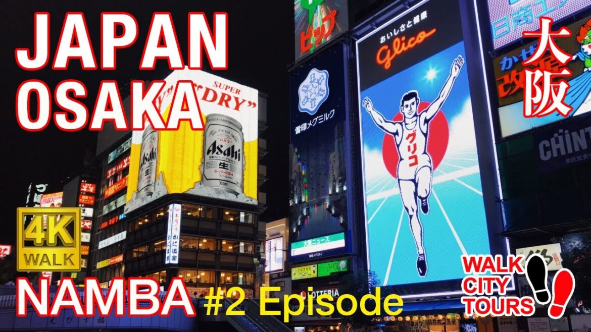 #2 Osaka Dotonbori Sept 2022 Walk City Tours [4K high image quality]