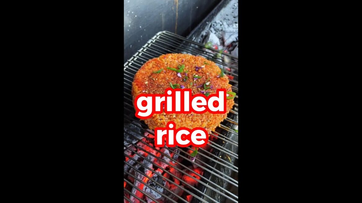 AMAZING STREET FOOD | Grilled Rice | #Shorts AMAZING STREET FOOD | Grilled Rice | #Shorts