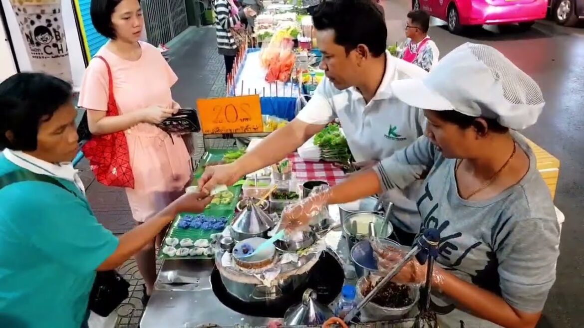 Steamed Rice Dumplings Thailand Street Food