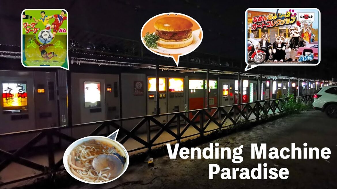 Japan's best vending machine tourist spot｜Sagamihara Tire Ichiba