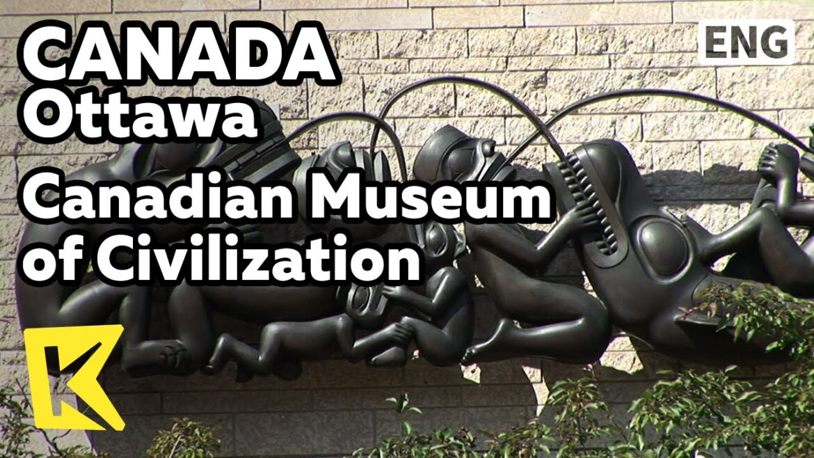 【K】Canada Travel-Ottawa[캐나다 여행-오타와]캐나다 문명 박물관/Canadian Museum Civilization/Bridge