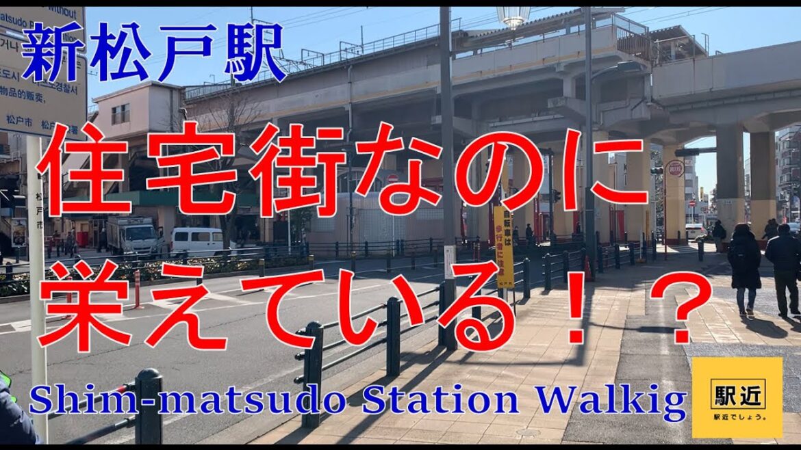 【新松戸駅】周辺を散策!千葉県松戸市【ShimMatsudoStation Walking in Chiba】2022/1 【新松戸駅】周辺を散策!千葉県松戸市【ShimMatsudoStation Walking in Chiba】2022/1