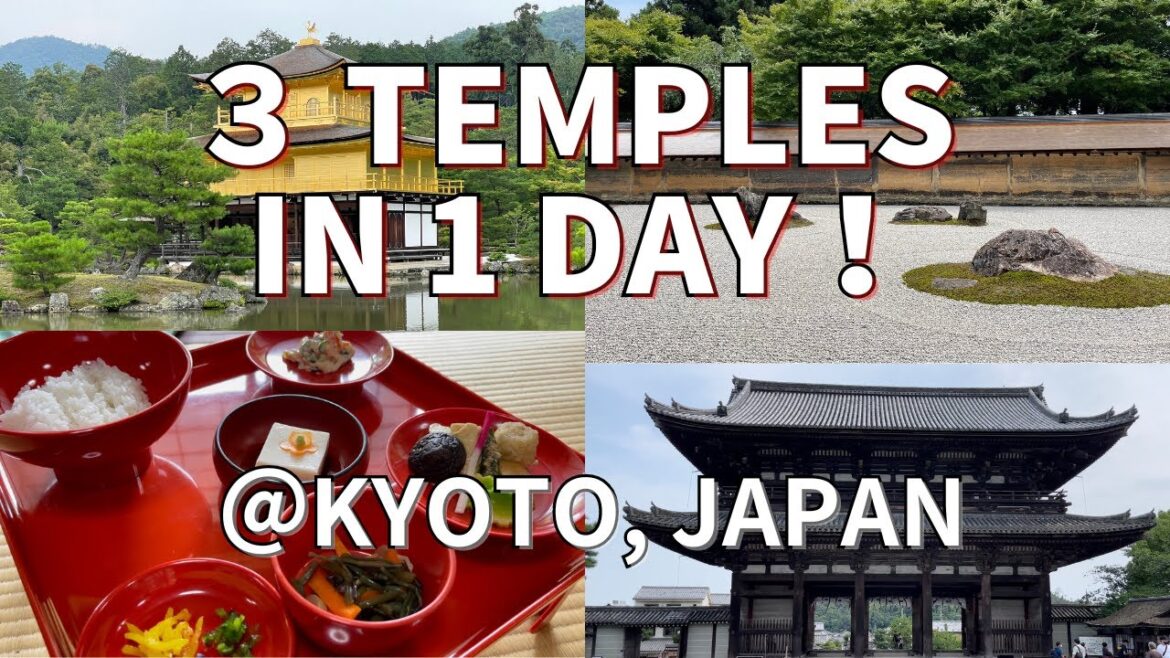 Now it's time to travel to Japan! The best route to hop 3 famous temples in Kyoto! Now it's time to travel to Japan! The best route to hop 3 famous temples in Kyoto!