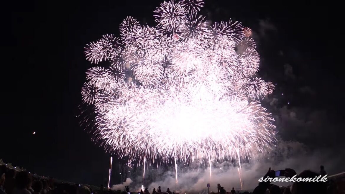 長岡花火大会 この空の花 Kono Sora no Hana Wide dsiplay | Japan Nagaoka Fireworks Festival 2014 長岡まつり