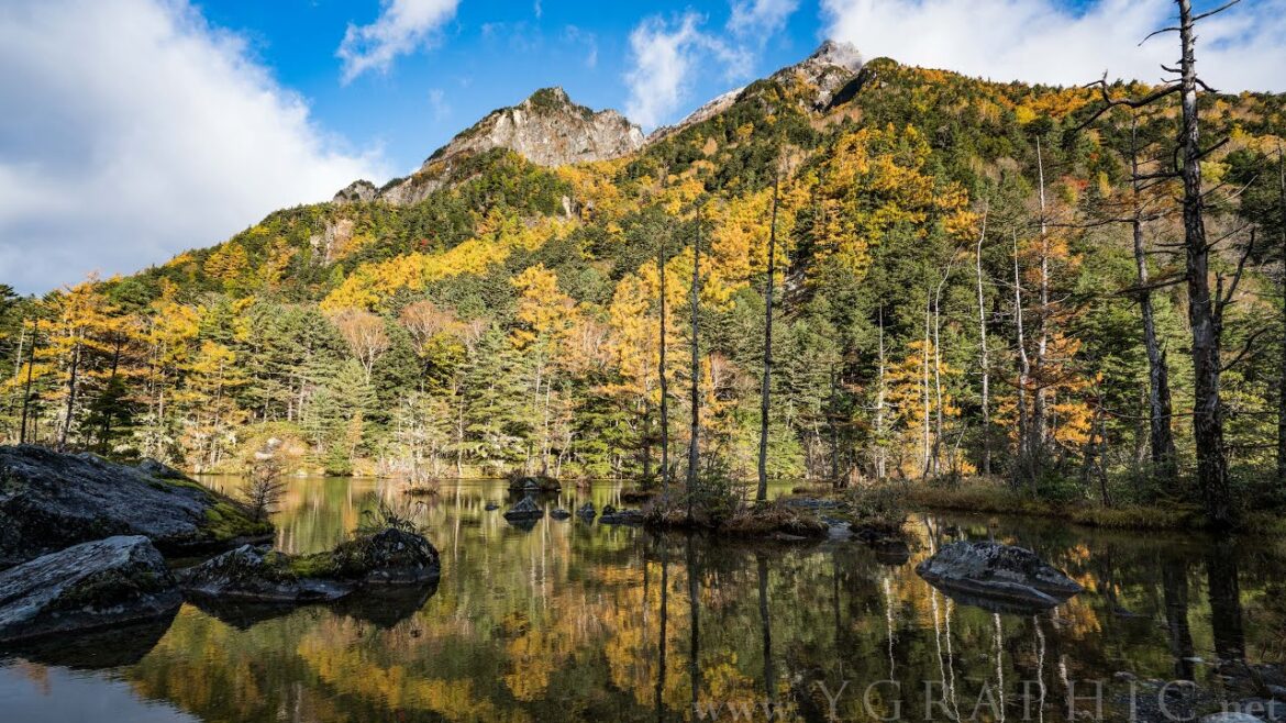 Myojin Pond in the Autumn | 秋の明神池