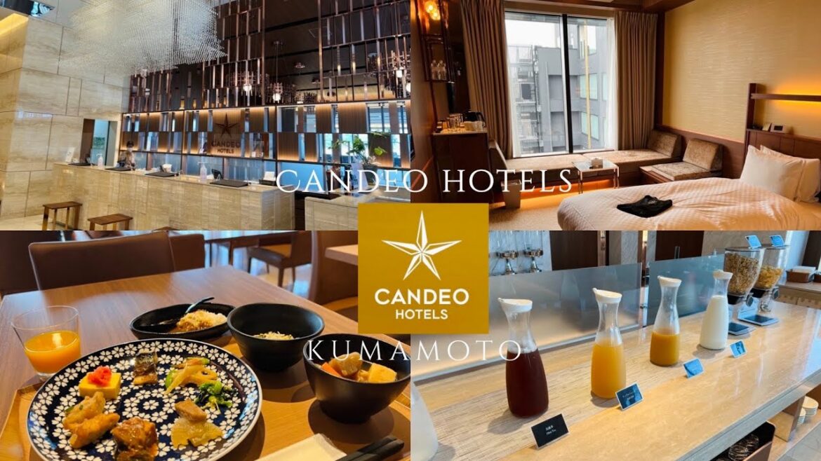 【ビジホと高級ホテルの中間!全国チェーンのカンデオホテルズ】2022年７月開業カンデオホテルズ熊本新市街の朝食ビュッフェや天空のスパなど詳しく紹介!