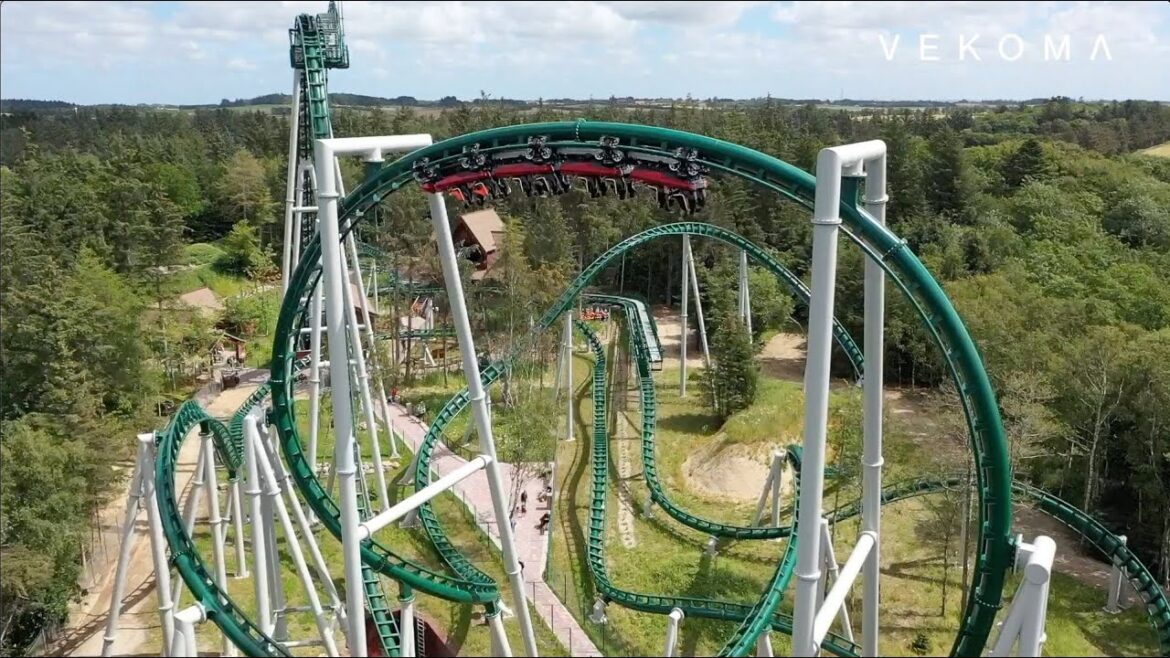 Fønix at Fårup Sommerland in Denmark, Vekomas first Wildcat roller coaster Fønix at Fårup Sommerland in Denmark, Vekomas first Wildcat roller coaster