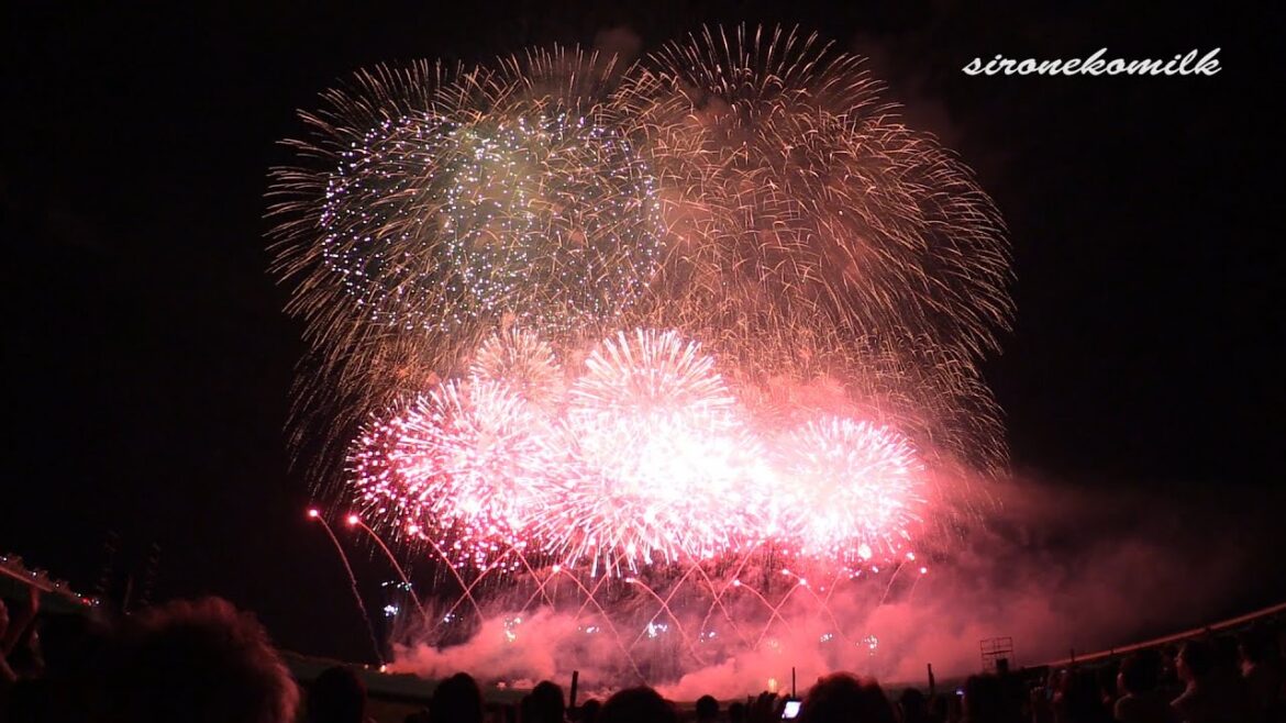 長岡花火大会 天地人 Japan Nagaoka Fireworks festival | Ten chi Jin Music Wide Display 2014 長岡まつり