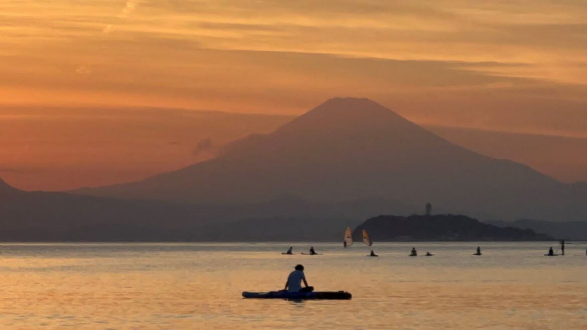 Ocean Side Restaurant with Mount Fuji View in Kamakura | Japan