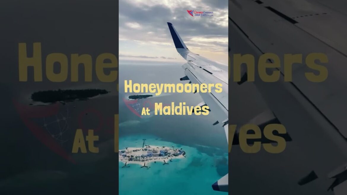 Happy Couples Enjoying Honeymoon at Maldives | Book #maldives Tour Package with Osaka Connect