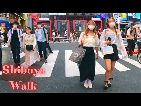 Shibuya Tokyo in Japan walking tour. 【4K】9.2022 Shibuya Tokyo in Japan walking tour. 【4K】9.2022