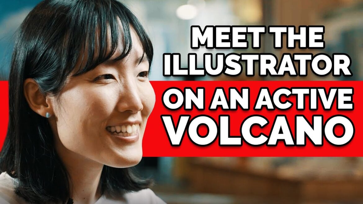 The Illustrator Promoting Japan's Most Active Volcano