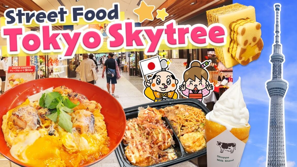 Tokyo Skytree Street Food & Food court restaurant / Japan Travel Vlog Tokyo Skytree Street Food & Food court restaurant / Japan Travel Vlog