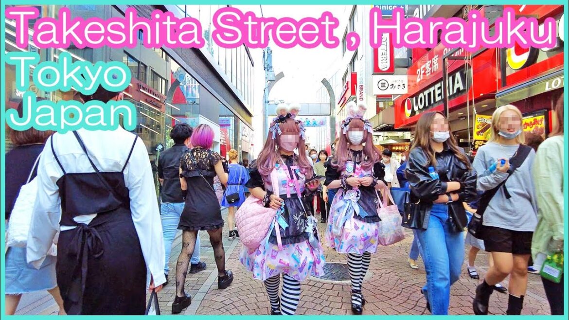 Takeshita Street , Harajuku to Omotesando walking , Tokyo walk 4K,Japan Takeshita Street , Harajuku to Omotesando walking , Tokyo walk 4K,Japan
